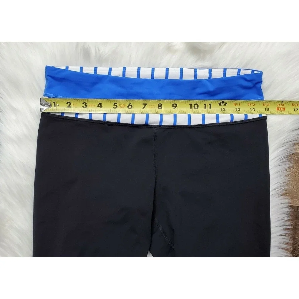 Lululemon Run Inspire Crop Leggings Women's size 8 Black